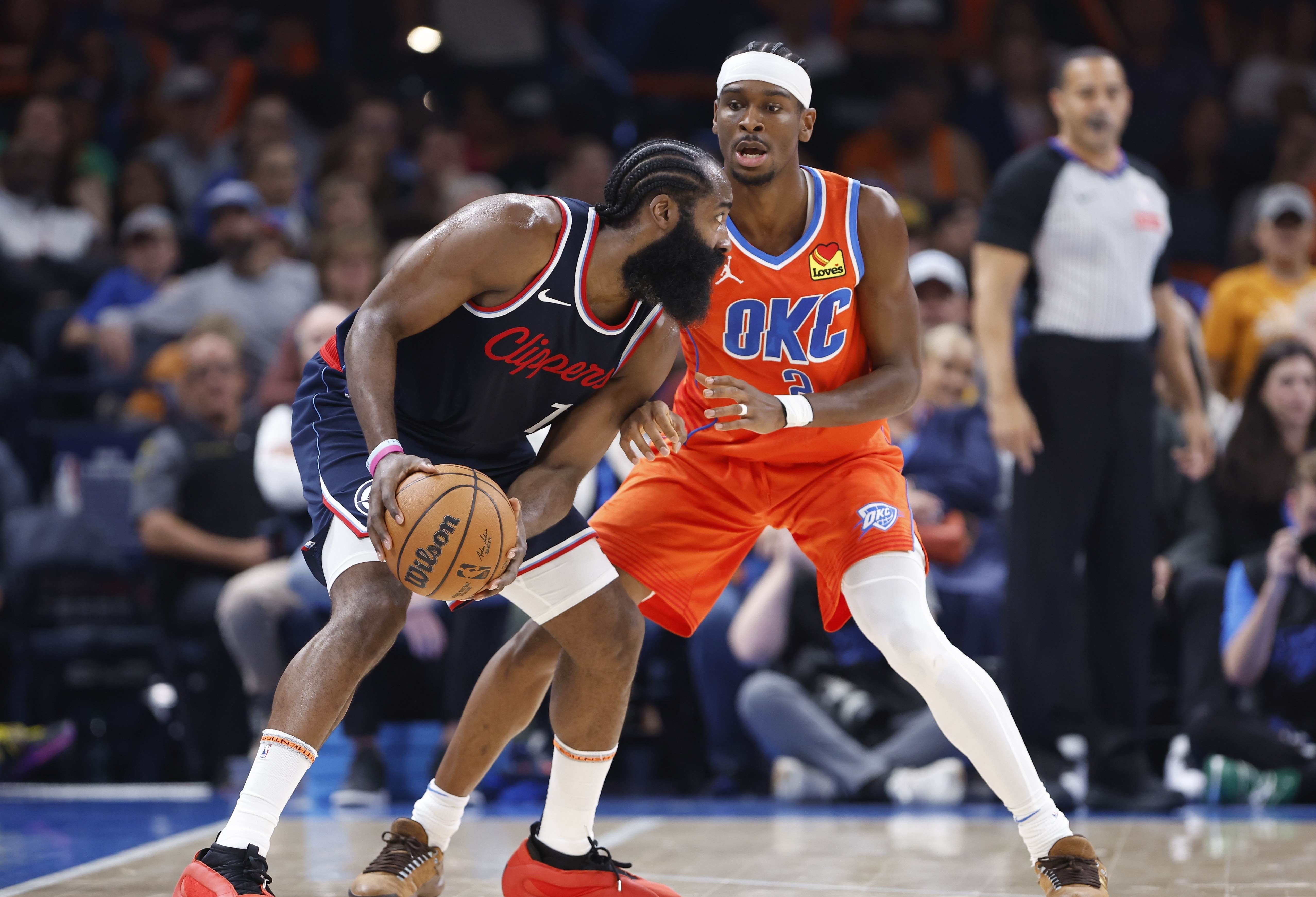 快船力克雷霆，乔治失准，莱昂纳德稳定